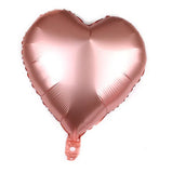 Popxstar 18inch Metallic Red Heart Ruby Agate Red Balloons Wedding Background Room Decoration Love Letter Balloon Valentines Decor