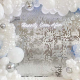 Popxstar Birthday Party Decorations Glitter Curtain 2m Length Shimmer Wall Backdrop Wedding Baby Shower Backdrops Curtain Sequin Wall
