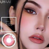2Pcs/Pair Vampire Series Twilight Eyes Vampire Eyes Red Lenses Coloed Contact Lenses For Cosplay Natural color Lens