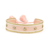 popxstar Hand Woven Bracelets Adjustable Studded Stars Bracelet Fashion Jewelry Gifts