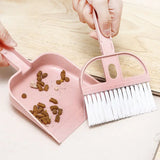 Popxstar Cat Hamster Dustpan Small Broom Set Pet Professional Cleaning Tools Rabbit Pooper Scooper Guinea Pig Toilet Broom Accessories