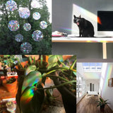 Popxstar Rainbow Window Suncatcher Stickers Rainbow Stickers On Window DIY Glass Decals Home Bedroom Office Decor Privacy Protection
