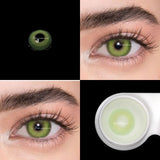 Popxstar 2Pcs/Pair Color Contact Lenses With Diopters Contact Color Lens Eyes Prescription Lentille Yeux Myopia Yearly Beauty