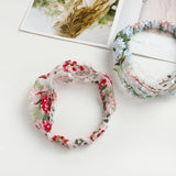 Popxstar  Summer Woman Elegant Lace Hairband Floral Headband Turban Women Headwear Hair Accessories Girls Bezel Fashion Bandana