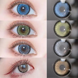 2Pcs/Pair Vampire Series Twilight Eyes Vampire Eyes Red Lenses Coloed Contact Lenses For Cosplay Natural color Lens