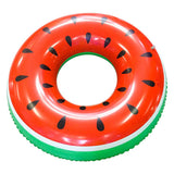 Popxstar Watermelon Inflatable Pool Float Circle Swimming Ring for Kids Adults Giant Swimming Float Air Mattress Beach Party Pool Toys