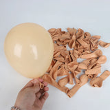 Popxstar  10/20/30pcs Retro Green Balloons Coffee Khaki Coco Skin Avocado Green Latex Globos for Birthday Decorations Christmas Party Deco