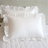 48x74cm  Pink Twin Heart Rabbit Pillow Case Cover Cotton Hairball Ruffle Pillowcase Girl Cute Bedding Toy Bedroom Home Decor