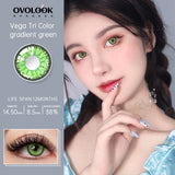 Popxstar 14.5mm Lens With Dioptric Myopia Colored Contact Lenses For Big Eyes Green Blue Red Purple Brown Pupil Degree Color Lens
