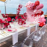 Popxstar 158Pcs Valentines Day Balloons Garland Arch Bachelor Bride To Be Bridal Party Supplies Engagement Anniversary Wedding Decoration