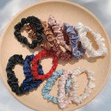 Popxstar 4/6 Pcs/Set Woman Fashion Scrunchies Velvet Hair Ties Girls Ponytail Holders Rubber Band Elastic Hairband Hair Accessories