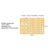 Popxstar  Snowflake Merry Christmas Electrostatic Sticker Glass Window Kids Room Home Decoration New Year Wall Stickers Decal Wallpaper