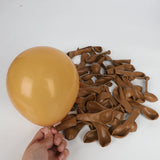 Popxstar  10/20/30pcs Retro Green Balloons Coffee Khaki Coco Skin Avocado Green Latex Globos for Birthday Decorations Christmas Party Deco