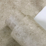 Popxstar Retro Industrial Style Bronzing Plain Wallpaper Non-woven Fabric Light Luxury Wall Paper Roll for Living Room Bedroom Decoration