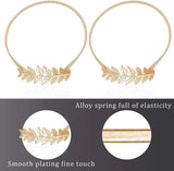 Popxstar Spring Rope Curtain Tiebacks Alloy Drapery Holdback Elastic Window Curtain Ties Backs For Decorative Curtain Holdbacks Gold