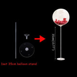 Popxstar Wedding Balloons Stand Balloon Holder Transparent Balloon Holder Kids Balloons Birthday Party Decorations Girl Party Decorations