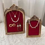 Popxstar Necklace Display Stand Jewelry Earing Ring Display Chain Bust Stand Scarf Holder Mannequin Model Ornament Bedroom Decoration