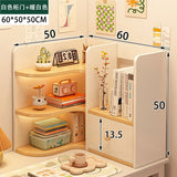 room inspo Shelf Desk Simple Student Dormitory Desk Corner Small Bookcase Desk Multi-Layer Desktop Storage Rack