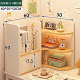 room inspo Shelf Desk Simple Student Dormitory Desk Corner Small Bookcase Desk Multi-Layer Desktop Storage Rack