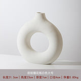 apartment decor inspiration Ceramic Vase Vase Ceramic Circle Vase Decoration Creative Ceramic Vase Suit Living Room Vase Ceramic