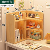 room inspo Shelf Desk Simple Student Dormitory Desk Corner Small Bookcase Desk Multi-Layer Desktop Storage Rack