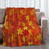 fall backgrounds Autumn Leaf Blanket Gift, Autumn Blanket Maple Leaf Decoration, Suitable for Family Bedroom Sofa Thanksgiving Day