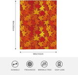 fall backgrounds Autumn Leaf Blanket Gift, Autumn Blanket Maple Leaf Decoration, Suitable for Family Bedroom Sofa Thanksgiving Day