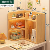 room inspo Shelf Desk Simple Student Dormitory Desk Corner Small Bookcase Desk Multi-Layer Desktop Storage Rack