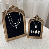 Popxstar Necklace Display Stand Jewelry Earing Ring Display Chain Bust Stand Scarf Holder Mannequin Model Ornament Bedroom Decoration