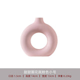 apartment decor inspiration Ceramic Vase Vase Ceramic Circle Vase Decoration Creative Ceramic Vase Suit Living Room Vase Ceramic