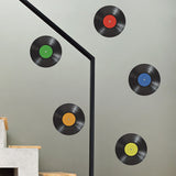 room ideas aesthetic Creative Music Record Bedroom Living Room Entrance Dormitory Decorative Wall Sticker Self-Adhesive