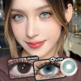 Popxstar 1pair Color Contact Lenses Softlens for Eyes Lenses Cosmetic Eyecontacts