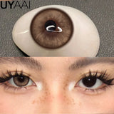 Popxstar  Color Contact Lenses for Eyes Makeup Brown Natural Big Eye Lenses Gray Eye Contact Green Color Lens NEW Cleopatra Series