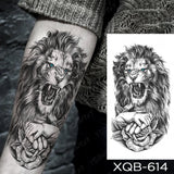 Popxstar Waterproof Temporary Tattoo Sticker Japanese Phoenix Flame Flash Tatto Feather Totem Body Art Arm Leg Waist Fake Tatoo Men Women