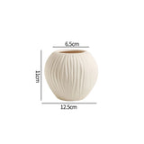 Popxstar  Ceramics Nordic Vase Flower Vase Bedroom Kitchen Tabletop Vase Modern Decorative Vase Ceramic Vase Home Ramadan Decoration Vase