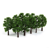 Popxstar 20Pcs 7cm Model Trees Micro Landscape Decor Scale Architectural Model Train Layout Tree Building DIY Ature Toys Decor