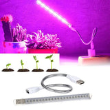 Popxstar Portable Full Spectrum Led Grow Light Phytolamp Red & Blue USB Indoor Greenhouse Plants Vegetable Hydroponic Bar Light