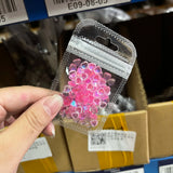Popxstar 100pcs Clear Crystal Rhinestones Jewelry 3D Love Heart Nail Charm for Nail Art Decoration Clear Resin Valentine's Day Nail Parts