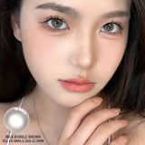 Popxstar 1 Pair/2pcs Lenses Bubble Series Contact Lenses for Eyes Fashion Natural Pupils Beauty Color Lens Eyes Myopia Lenses
