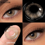 2pcs/1pair Color Contact Lenses for Eyes Fashion High Quality Brown Eye Makeup Blue Eyes Lenses Gray Contacts 6 Months