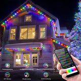 Popxstar 5V USB RGBIC Fairy String Light 25/20/10M Christmas Light With Bluetooth APP and Remote control For Xmas tree Garland Decoration