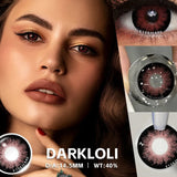 Popxstar Beautiful Pupil Colored Contact Lenses Black Natural Brown Contact 2pcs High Quality Makeup Cosmetic EyeContact Lens
