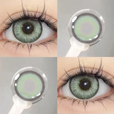 2pcs Natural Color Contact Lenses for Eyes Blue Large Diameter Lenses Korean Fashion Lenses Student Anime Accessories