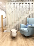 Large Tassel Hand-woven Macrame Cotton Door Curtain Tapestry Wall Hanging Art  Boho Decoration Bohemia Wedding Backdrop Tapestry