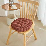 Popxstar  Large Biscuit Shape Plush Cushion,Soft Creative Pillow Chair Seat Pad, Decorative Cookie Japanese Tatami Back Cushion