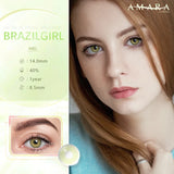 Natural Color Lens Eyes 2pcs Color Contact Lenses For Eye Blue Beauty Contact Lenses Eye Yearly Cosmetic Color Lens