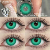 Popxstar  1Pair Cosplay Colored Contact Lenses for Eyes Halloween Lenses Red Eye Contacts Black Lenses Yearly Anime Cosplay Lens