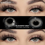 Natural Gray Contacts Colored Contact Lenses Soft Beautiful Pupil Blue Eye Contacts Yearly Colorful Lenses 2pcs/Pair