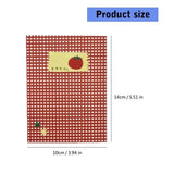 Popxstar Pink Notebook 96-100 Pages Cute Tomato Design Notebook Thick Journal No Bleed Paper for Writing School Office Supplies