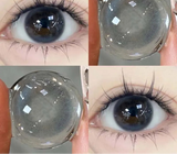 Popxstar Color Contact Lenses 2Pcs New Product Myopia Degree 0 to -8.00 Cosplay Contact Lens Green Grey Iris Style  Soft Lens